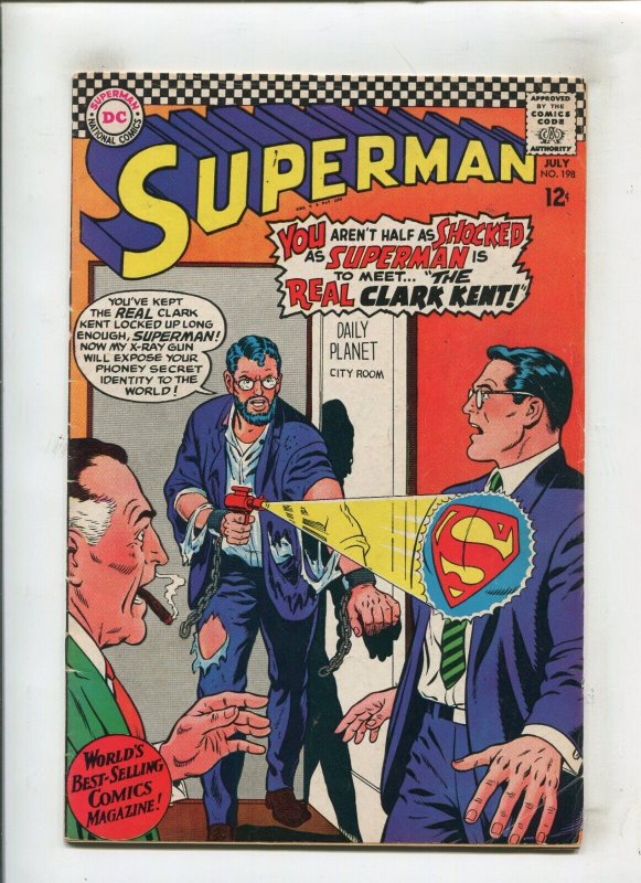 SUPERMAN #198 (4.0/4.5) 1967