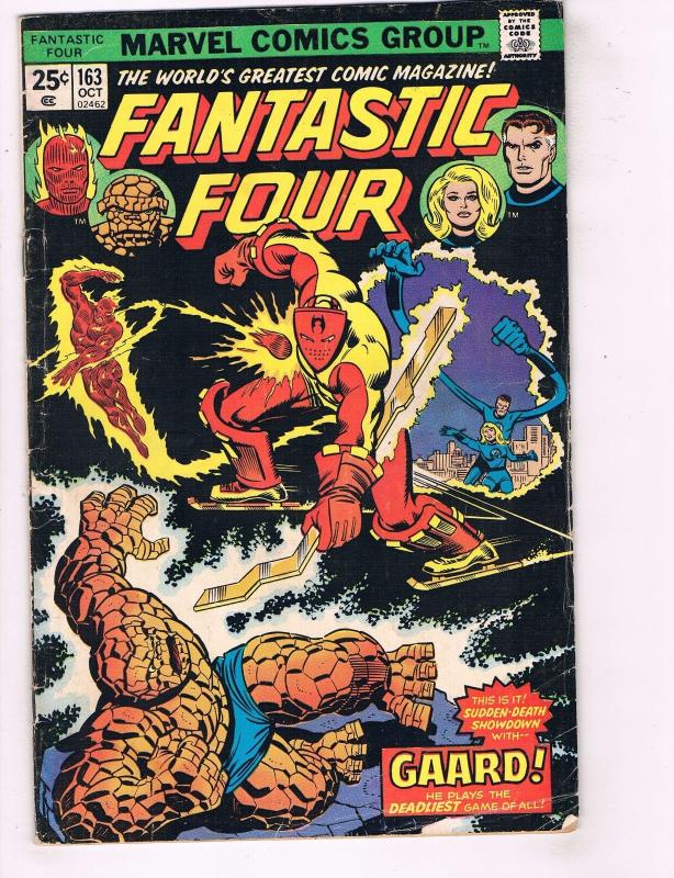 Lot Of 2 Fantastic Four Marvel Comic Books # 163 164 VG Copies Dr. Doom J79