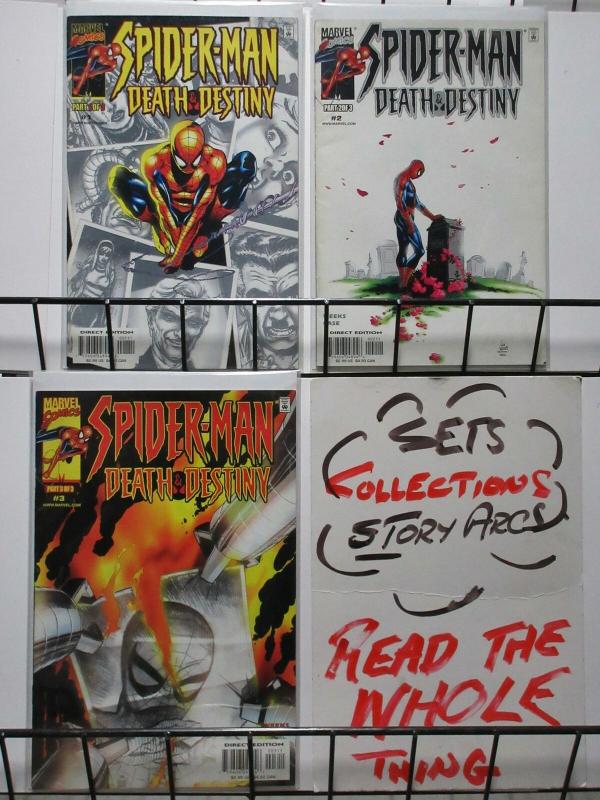 SPIDERMAN DEATH & DESTINY (2000) 1-3 Lee Weeks COMPLETE