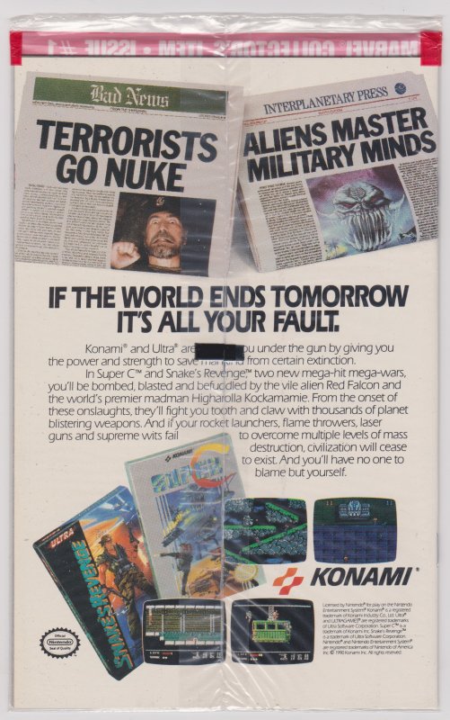 Spider-Man #1 (VF-NM) 1990 McFarlane Silver Direct Issue Cover (sealed poly bag)