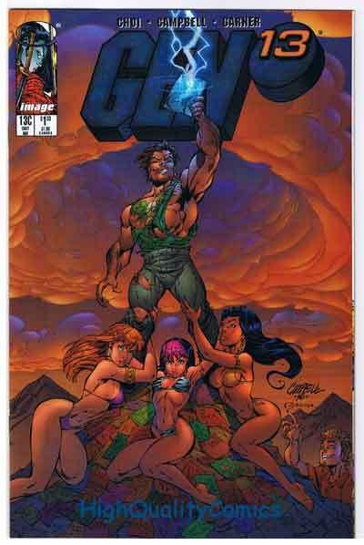 GEN 13 #13C, NM, Shi, Madman, Hellboy, Jim Lee, 1995,