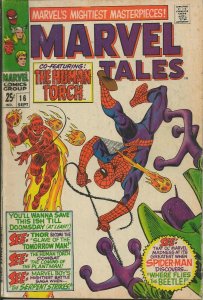 Marvel Tales #16 ORIGINAL Vintage 1968 Reprints Spider-Man 21 Human Torch