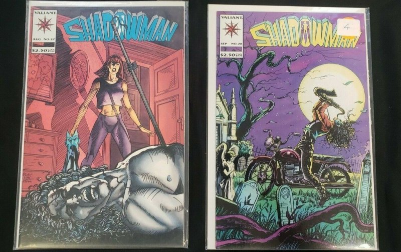 SHADOWMAN 4PC (VF/NM) THE MORNING AFTER, SOMETHING COMING, AFTERMATH 1994