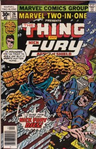 Marvel Comics Group! Marvel Two-In-One! Ft. The Thing Issue 26!