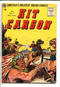 Kit Carson--#7--1955--COMIC BOOK--Avon--VG