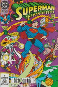 SUPERMAN #15, THE MAN OF STEEL -  DC, BAGGED & BOARDED