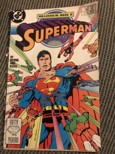 SUPERMAN #13 : DC 1/88 GD-; filler / reader, Millennium Week 2