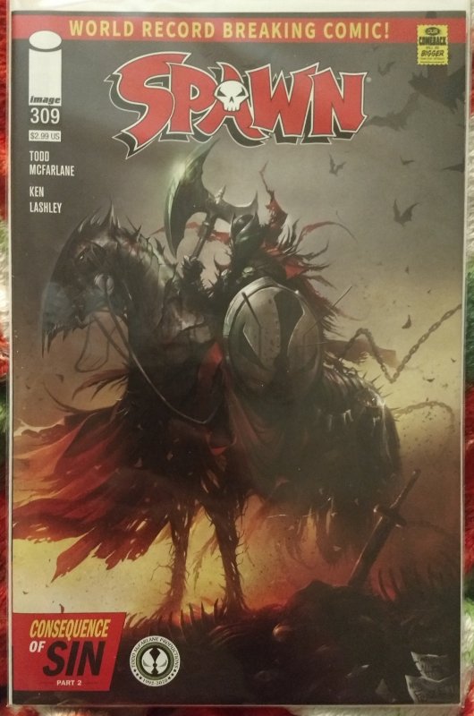 Spawn #309 NM  by Todd McFarlane and Ken Lashley