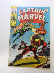 Captain Marvel #9 (1969) FN- condition