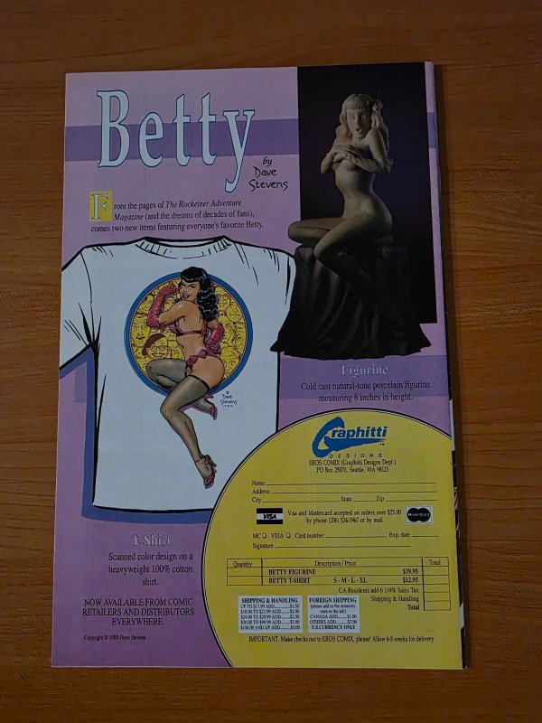 The Kinky Hook #1 ~ NEAR MINT NM ~ 1991 Eros Comics