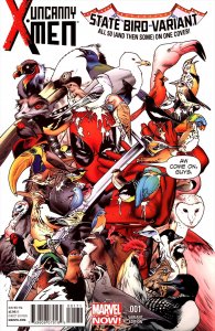 Uncanny X-Men (3rd Series) #1F VF/NM ; Marvel | Deadpool State Bird Variant