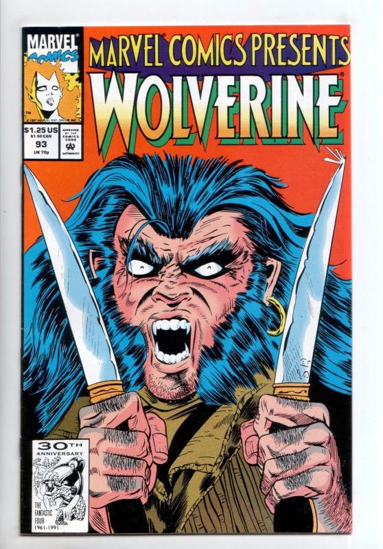 Marvel Comics Presents #93 Wolverine (Marvel, 1992) FN/VF