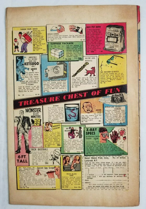 Marine War Heroes Vol 1 #17 Charlton Comic - The Undertaker - 1967 Silver Age VG