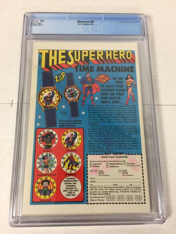 Showcase Presents 97 Cgc 9.4 White Pages 