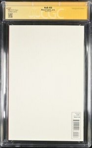 Hulk (2012) # 50 (CGC 9.8 SS) Sketch * Signed Sketch Scot Lobdell * Art Parker