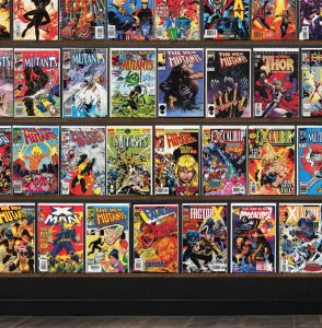 Huge Lot 140+ Comics with X-Man, The New Mutants, Excalibur & More!