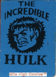 MARVEL MINI-BOOKS HULK 5/8 X 7/8 (1966 Series) #1 BLUE Near Mint Comics Book
