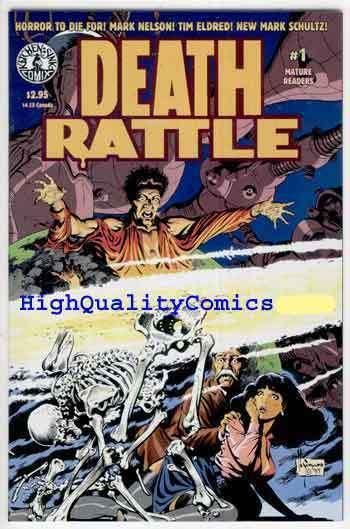 Death Rattle 1 Nm Mark Schultz 1995 Kiss Death Ray Alcoholic Janitor Hipcomic