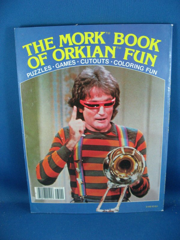 THE MORK BOOK OF ORKIAN FUN F VF ROBIN WILLIAMS PHOTO CVR COMPLETE 1979