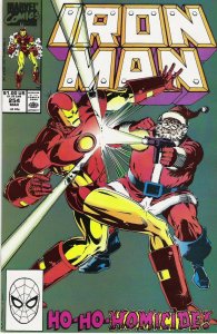 Iron Man #254 NM 9.4  Iron Man vs. Santa Claus