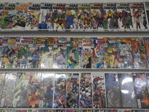 Huge Lot 160 Comics W/Handbook Marvel U, Avengers, X-Men+ Avg VF Condition!!