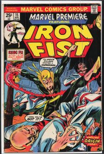 Marvel Premiere #15 (1974) Iron Fist [Key Issue]