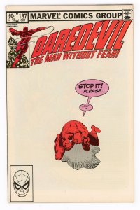 Daredevil #187 (1964 v1) Frank Miller Black Widow NM-