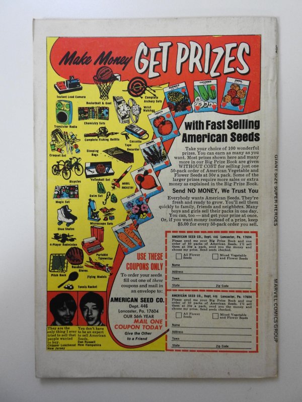 Giant-Size Super-Heroes #1  (1974) VG- Condition!