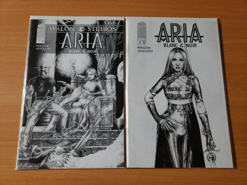 Aria Blanc & Noir 1-2 Complete Set Run! ~ NEAR MINT NM ~ 1999 Image Comics