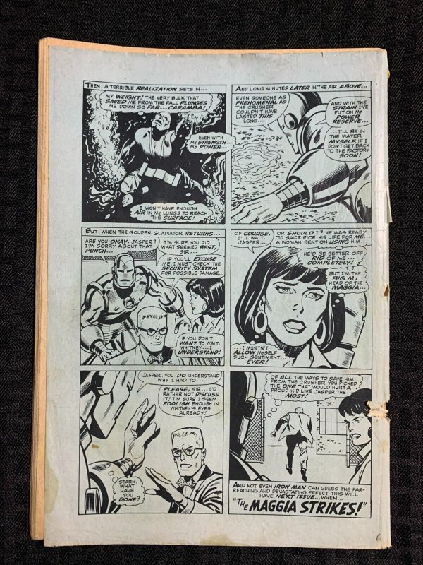 1978 THE INVINCIBLE IRON MAN Yaffa Comics #2 P/G 1.8 Cover Detached