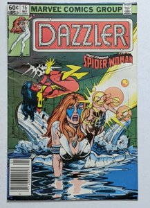 Dazzler #15 (May 1982, Marvel) VG+ 4.5 Spider-Woman appearance