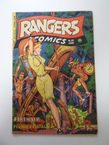 Rangers Comics #59 (1951) GD condition moisture damage