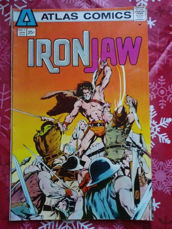 Ironjaw #1 (Jan 1975, Atlas Comics) Neal Adams cover art