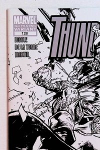 Thunderbolts 128 3rd Print Black & White Variant Black Widow Yelena Belova MCU