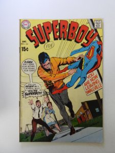 Superboy #161 (1969) FN- condition writing front cover