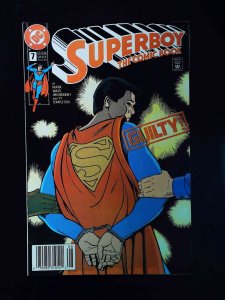 SUPERBOY #7 (2ND SERIES) DC COMICS 1990 VF+ NEWSSTAND