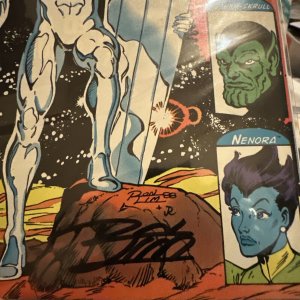 ?Ron Lim Silver Surfer #20 Rare Signed By Ron Lim? 