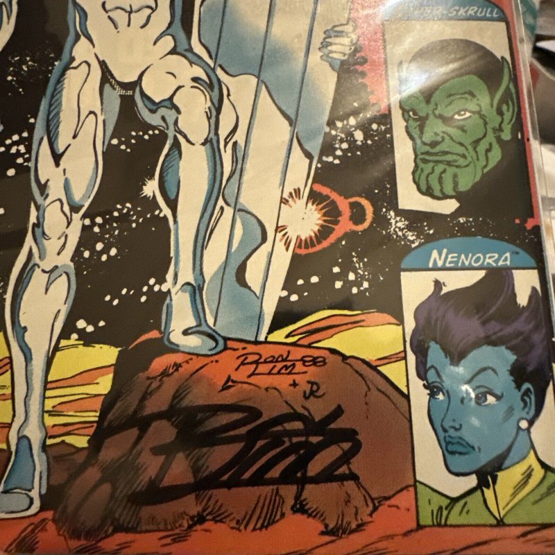 ?Ron Lim Silver Surfer #20 Rare Signed By Ron Lim? 
