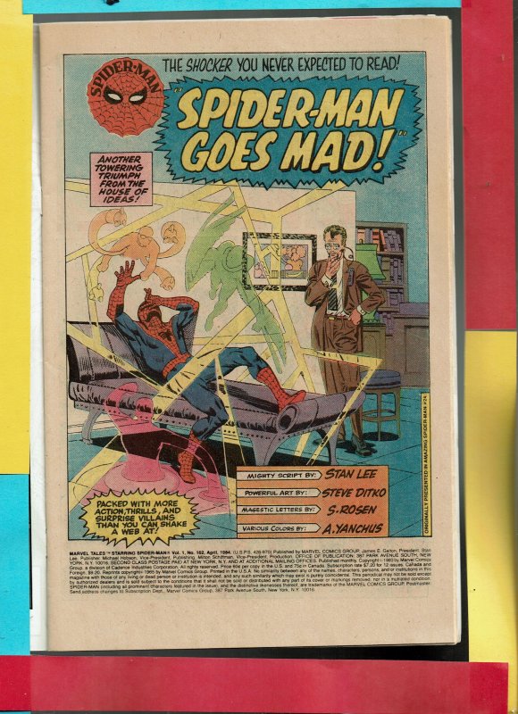 MARVEL TALES OF SPIDER MAN 162