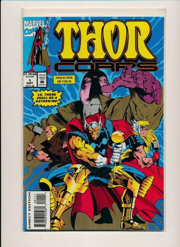 Marvel THOR CORPS Mini-Series #1-4 1993 VERY FINE (PF589) 