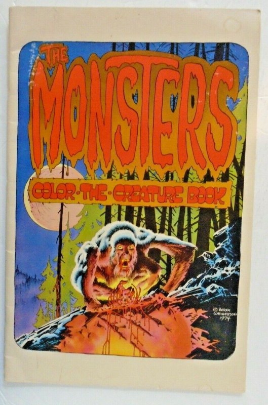 Bernie Wrightson's Monsters Color the Creature Coloring Book (1974)