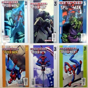 Ultimate Spider-Man Lot 6 #20, 25, 26, 27, 28, 29 2002 Marvel 1st Print Comics
