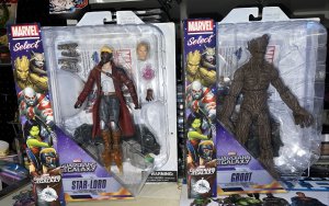 Groot & Starlord Marvel Select Special Ed Disney Store 