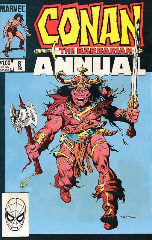 Conan the Barbarian Annual #8 VF; Marvel | save on shipping - details inside