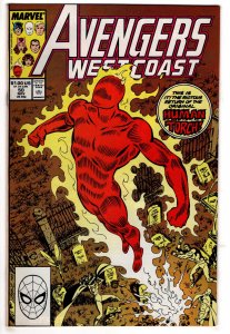 Avengers West Coast #50 (1989)  Marvel Comcs VF-