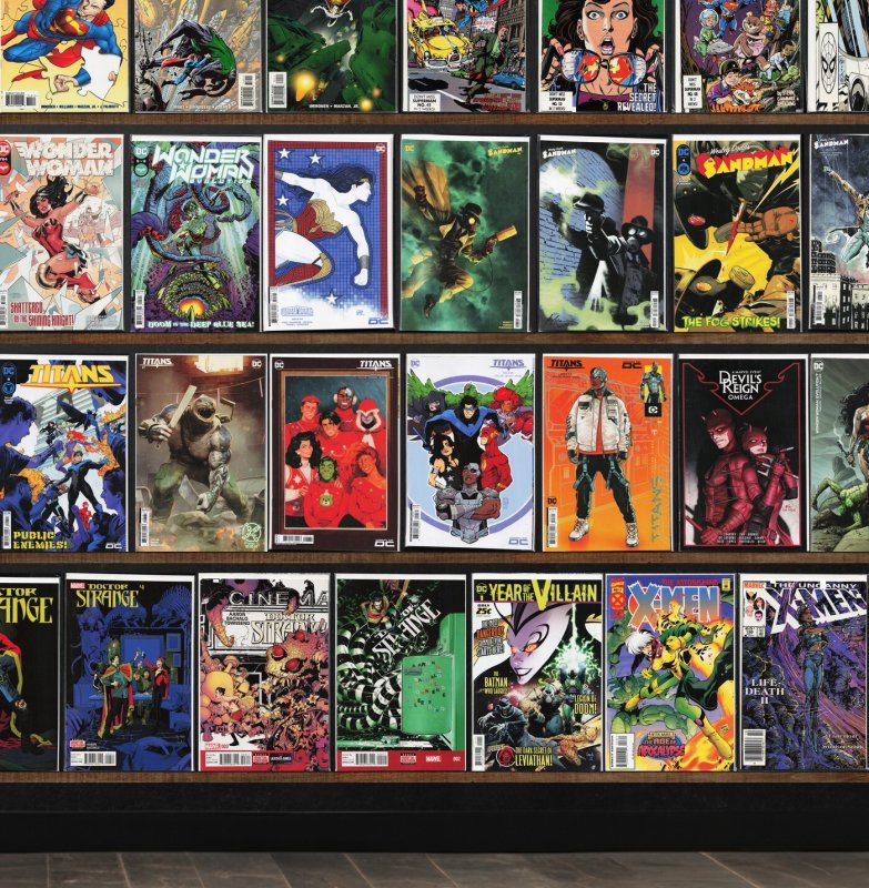 Huge Lot 140+ Comics with Action Comics, The Uncanny X-Men & More!