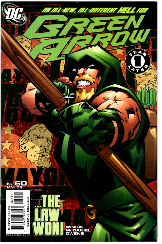 Green Arrow #60 (2001 v3) Judd Winick Deathstroke NM