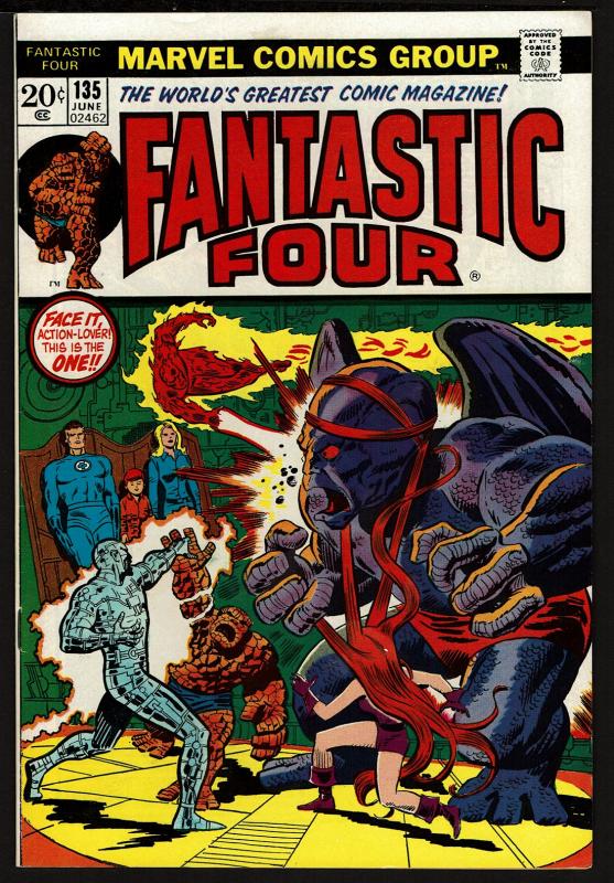 Fantastic Four #135 (Jun 1973, Marvel) 8.5 VF+