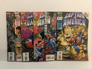 Captain America #433 -438 Lot Of 6