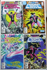 Cosmic Boy complete set #1 through #4, all 4 issues NM, Legends tie-ins